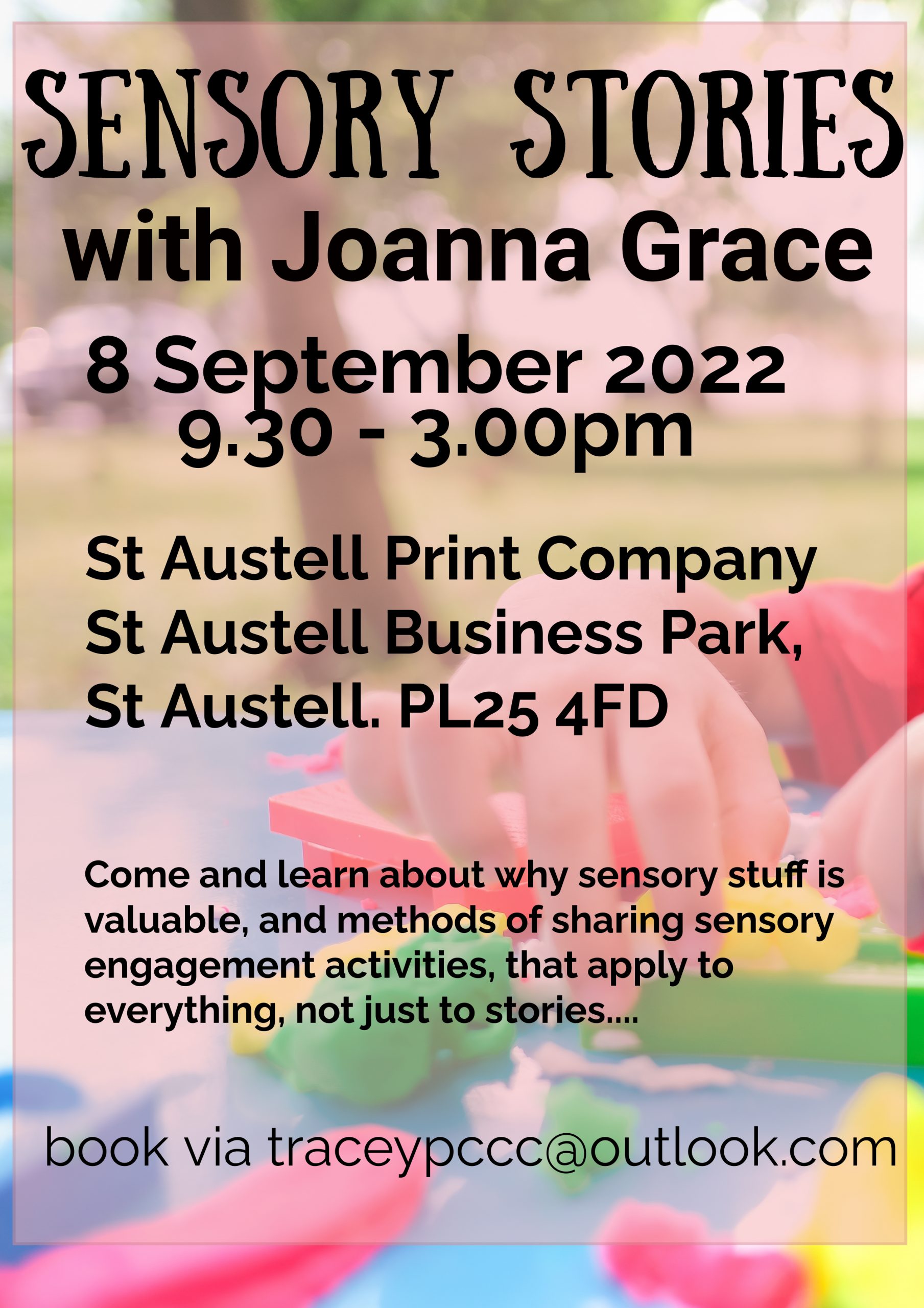 Sensory Stories Workshop with Joanna Grace